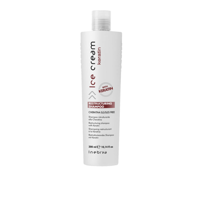 Восстанавливающий шампунь с кератином, 300мл Inebrya KERATIN Restructuring Shampoo