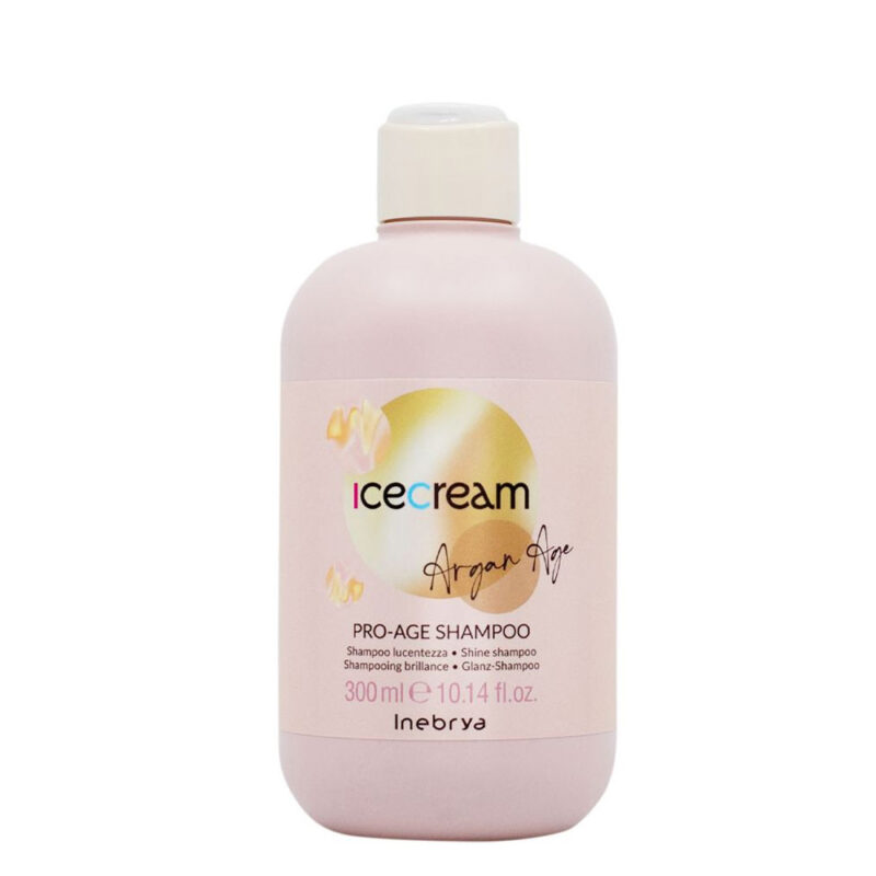 Шампунь с аргановым маслом для окрашенных волос, 300мл Inebrya Ice Cream  Argan-Age Shampoo