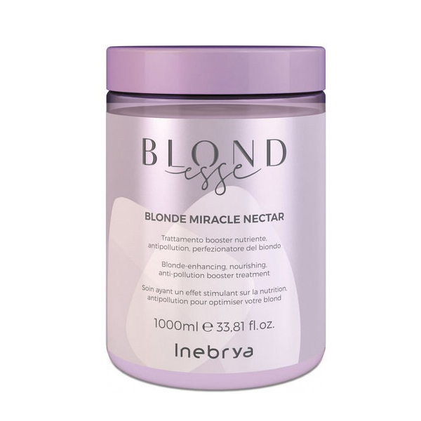 Маска-нектар для волос оттенков блонд Inebrya,1000мл Inebrya Blondesse Blonde Miracle Nectar