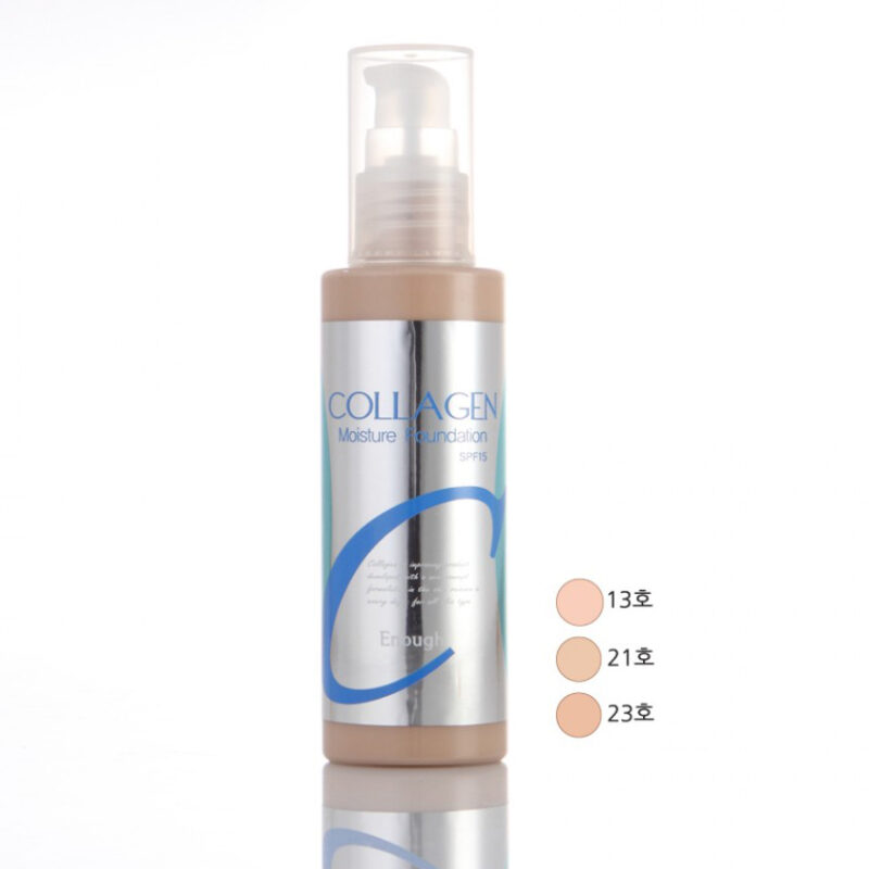 Тональна зволожуюча основа з колагеном (тон №21) Enough Collagen Moisture Foundation SPF 15, 100мл