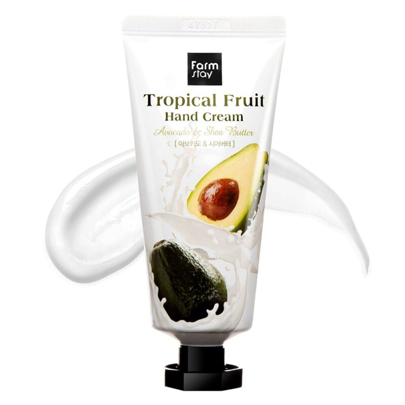 Крем для рук с авокадо и маслом ши Farm Stay, 50мл Farm Stay Tropical Fruit Hand Cream Avocado & Shea Butter
