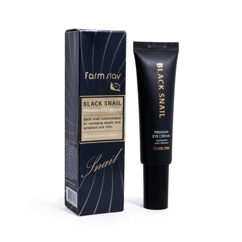 Премиальный крем для глаз с муцином черной улитки Farm Stay, 50мл FARM STAY Black Snail Premium Eye Cream