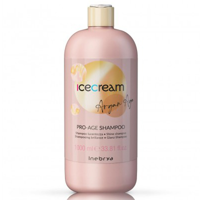 Шампунь с аргановым маслом для окрашенных волос, 1000мл Inebrya Ice Cream  Argan-Age Shampoo