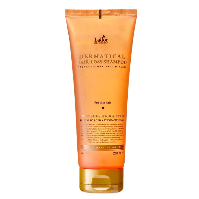 Шампунь против выпадения (для тонких волос) Lador, 200мл Lador Dermatical Hair-Loss Shampoo For Thin Hair
