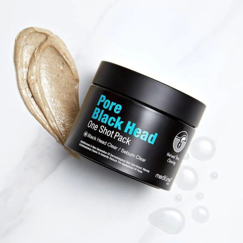Розігріваюча маска для очищення пор Meditime, 120г Meditime Pore Black Head One Shot Pack