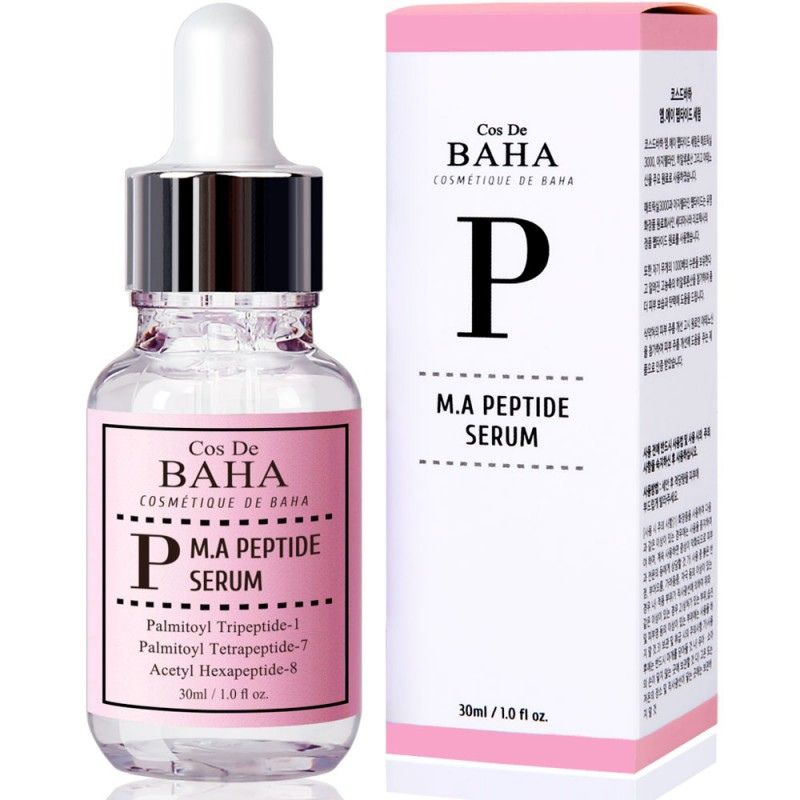 Сироватка проти зморшок з пептидним комплексом Cos De Baha, 30мл Cos De Baha Peptide Serum