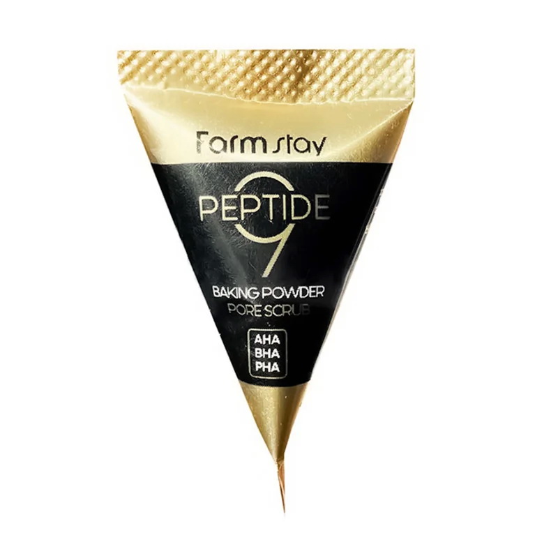 Очищуючий скраб для обличчя з пептидним комплексом Farm Stay, 7г Farm Stay Peptide 9 Baking Powder Pore Scrub
