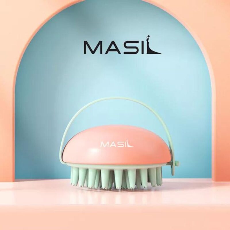Масажна щітка для шкіри голови Masil, 1шт.
