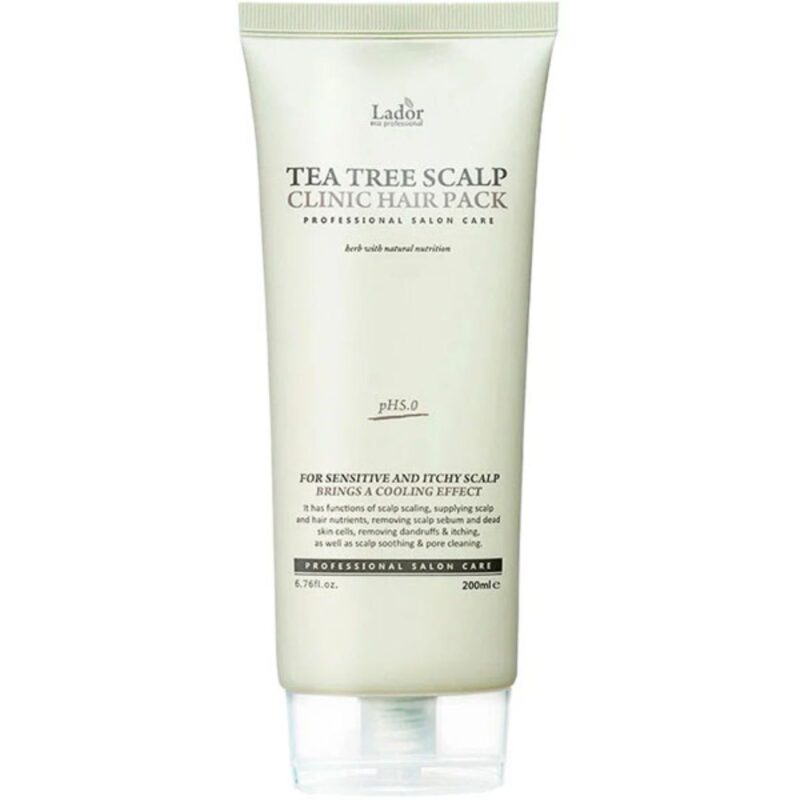 Маска-пілінг відновлююча для шкіри голови із чайним деревом Lador Tea Tree Scalp Hair Pack, 200мл