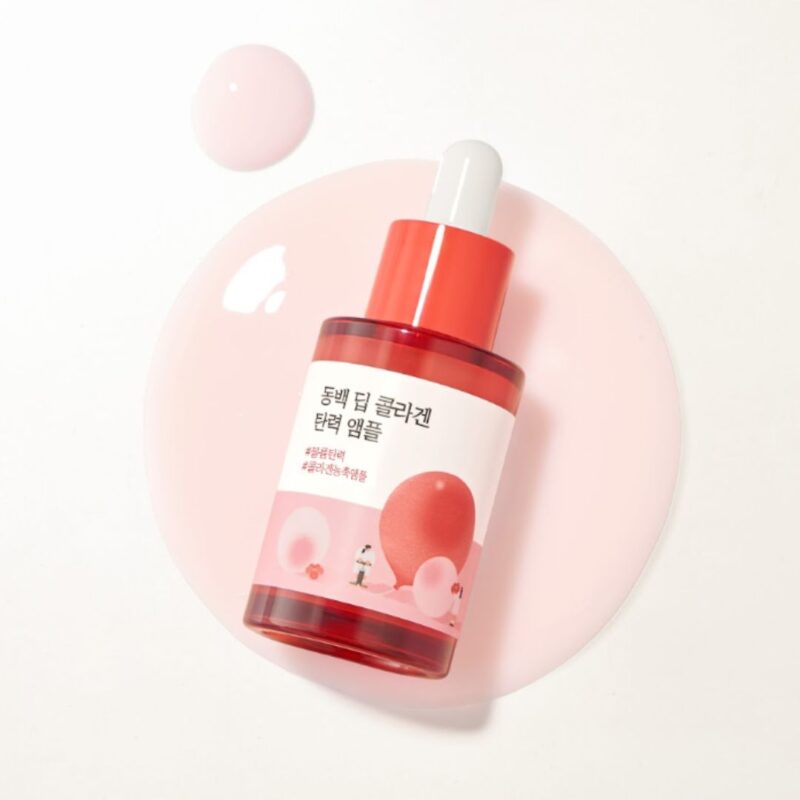 Концентрований серум з колагеном та камелією Round Lab Camellia Deep Collagen Firming Ampoule, 30мл