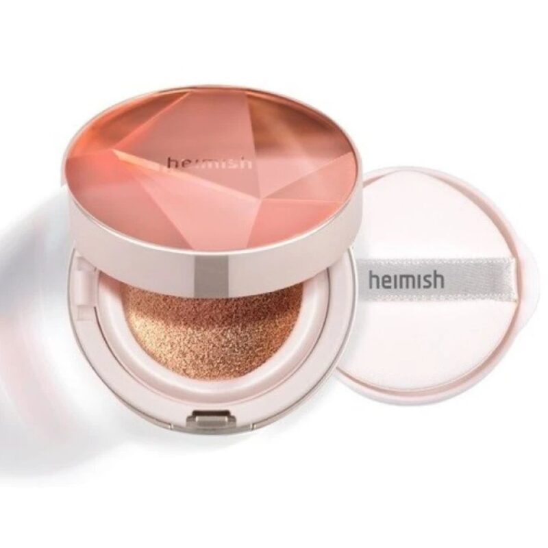 Кушон з сяючим ефектом і SPF (#21 тон + рефіл) HEIMISH Artless Perfection Cushion SPF50+ PA+++ (#21 Light Beige), 13г + 13г