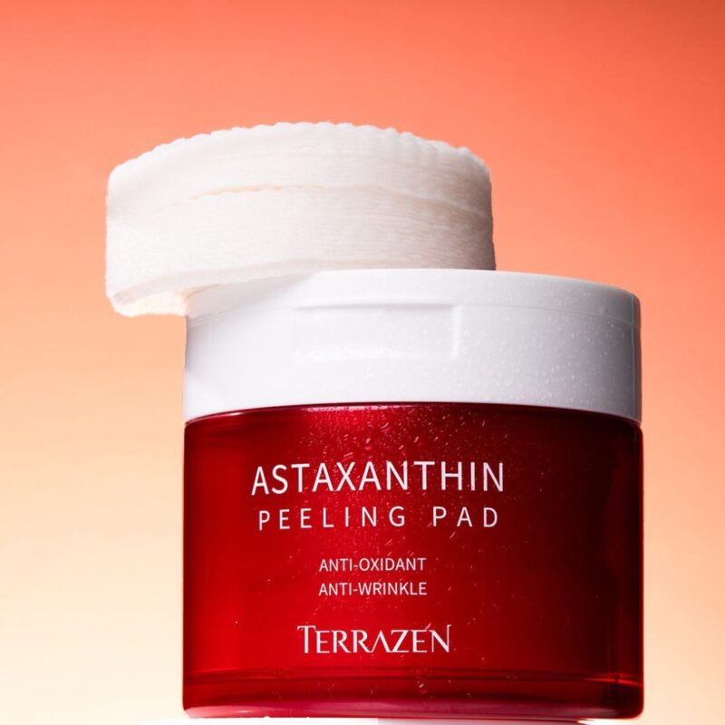 Тонер-пади з бакучіолом та астаксантином Terrazen, 60шт. Terrazen Astaxanthin Peeling Pad